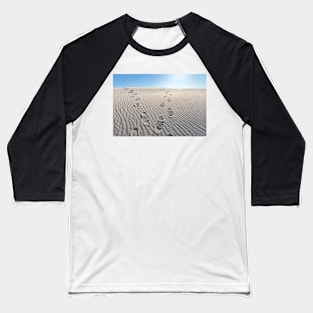 Footsteps in Desert Baseball T-Shirt